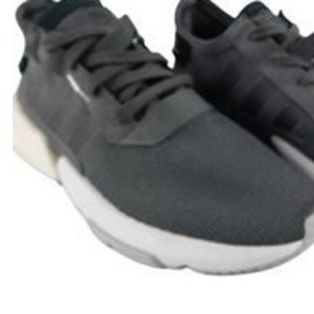 Adidas POD-S3.1 Mens 9.5 Raw Steel White Boost Running Sneakers Low Top Trainers